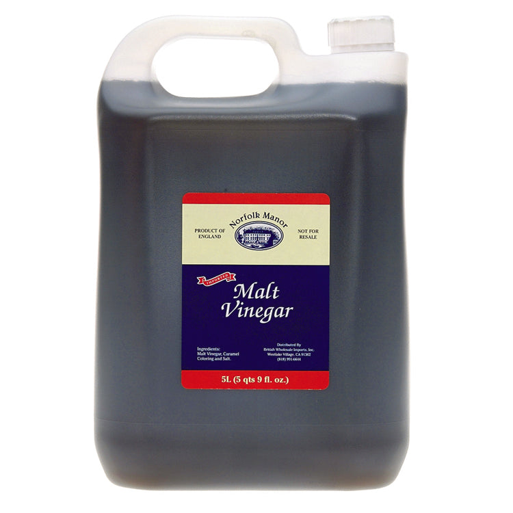 Wholesale Norfolk Manor Malt Vinegar, Food Service 5.2qt (5ltr)- Bulk