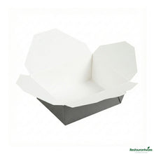 Wholesale Restaurantware Bio Tek 45 Oz Rectangle Gray Paper #8 Bio Box Take Out Container - 6 3/4" X 5 1/2" X 2 1/2"- Bulk