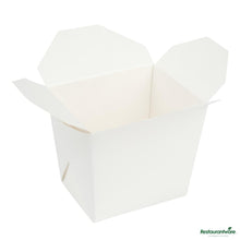 Wholesale Restaurantware Bio Tek 8 Oz Square White Paper Noodle Take Out Container - 2 3/4" X 2 1/4" X 2 1/2"- Bulk