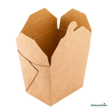 Wholesale Restaurantware Bio Tek 8 Oz Square Kraft Paper Noodle Take Out Container - 2 3/4" X 2 1/4" X 2 1/2"- Bulk