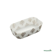 Wholesale Restaurantware Panificio 5 Oz Elliptical Vintage Floral Paper Large Baking Cup - Ridged - 4 1/2" X 2 1/2" X 1 1/4"- Bulk
