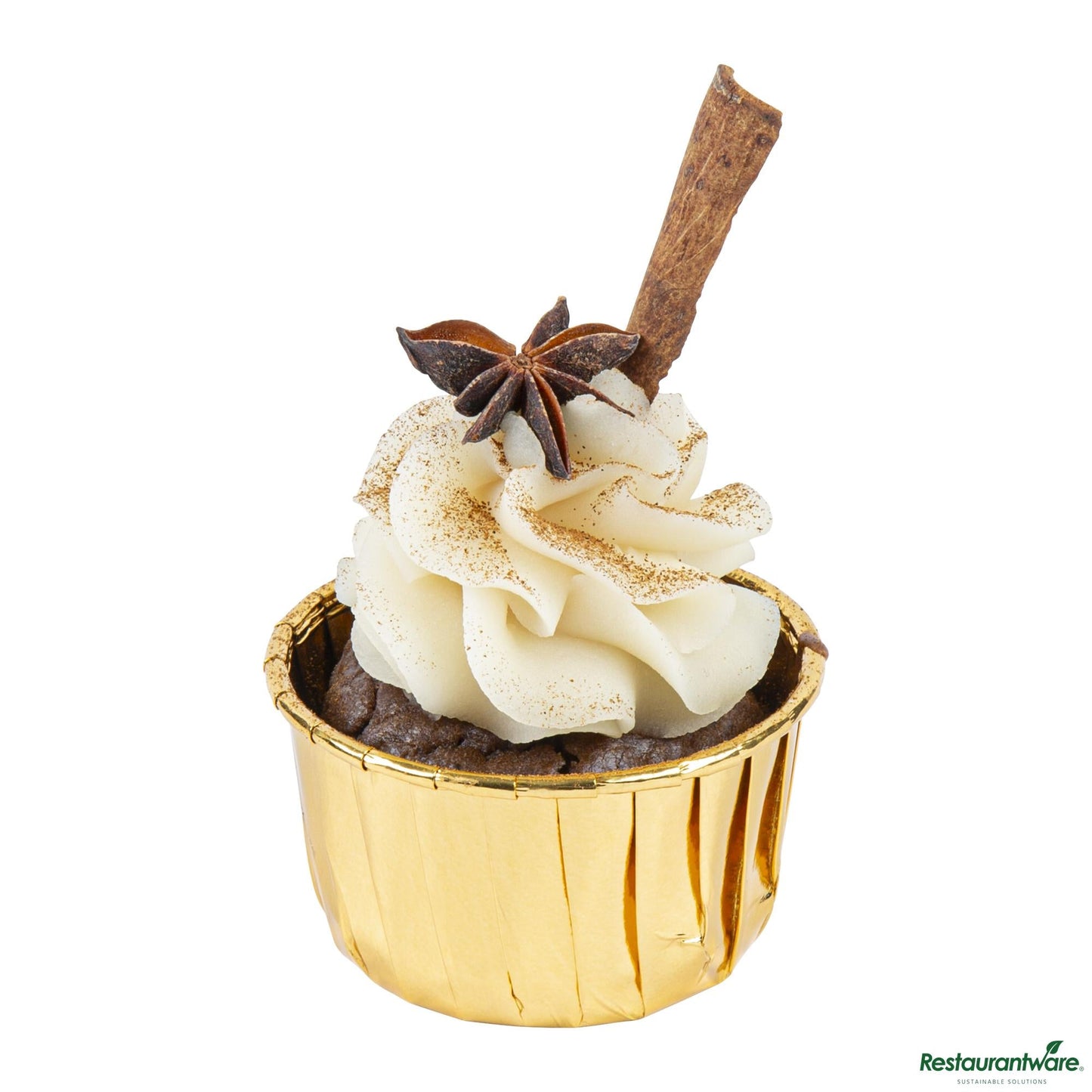 Wholesale Restaurantware 3 Oz Round Rose Gold Paper Small Baking Cup - Pleated - 2 1/2" X 2 1/2" X 1 1/2"- Bulk