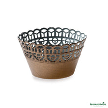 Wholesale Restaurantware Bellissimo Round Cocoa Brown Paper Cupcake Wrap - 2.2" X 2.2" X 1.9"- Bulk