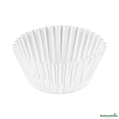 Wholesale Restaurantware 0.4 Oz Round Metallic Silver Paper Baking Cup - Foil-Coated - 1 1/4" X 1 1/4" X 3/4"- Bulk