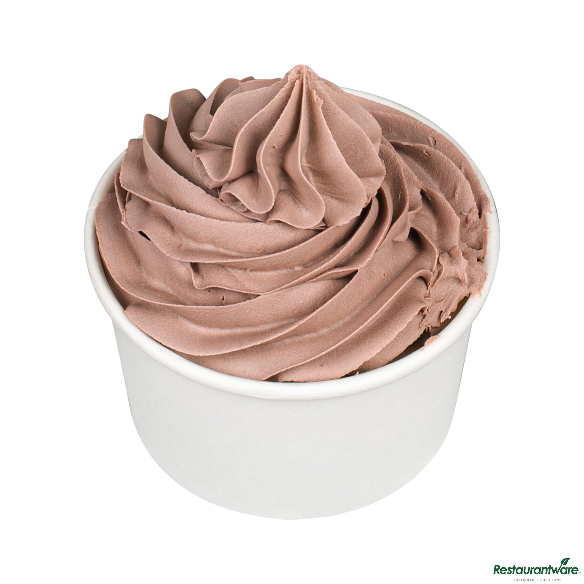 Wholesale Restaurantware Coppetta 3 Oz Round White Paper to Go Cup - 3" X 3" X 1 3/4"- Bulk