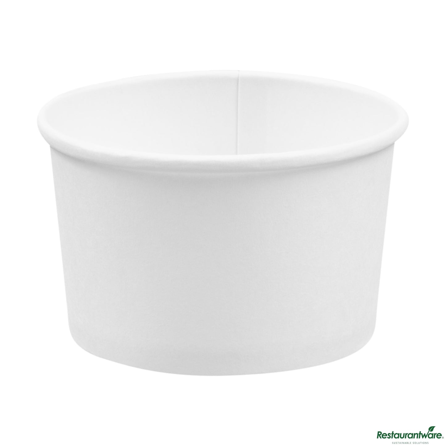 Wholesale Restaurantware Coppetta 3 Oz Round White Paper to Go Cup - 3" X 3" X 1 3/4"- Bulk