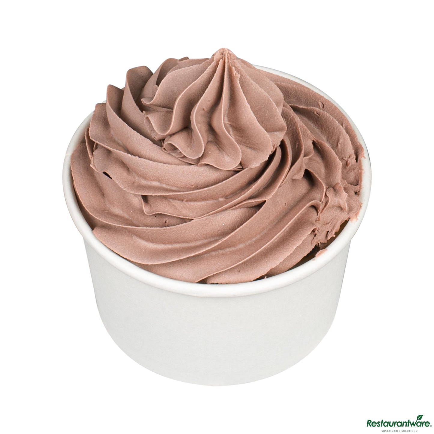 Wholesale Restaurantware Coppetta 3 Oz Round White Paper to Go Cup - 3" X 3" X 1 3/4"- Bulk