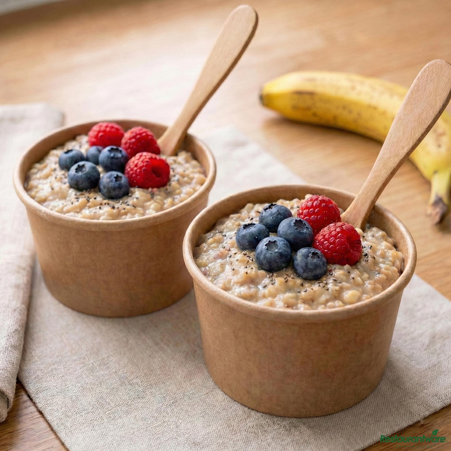 Wholesale Restaurantware 5 Oz Round Kraft Paper to Go Cup - 3.3" X 3.3" X 1.9"- Bulk