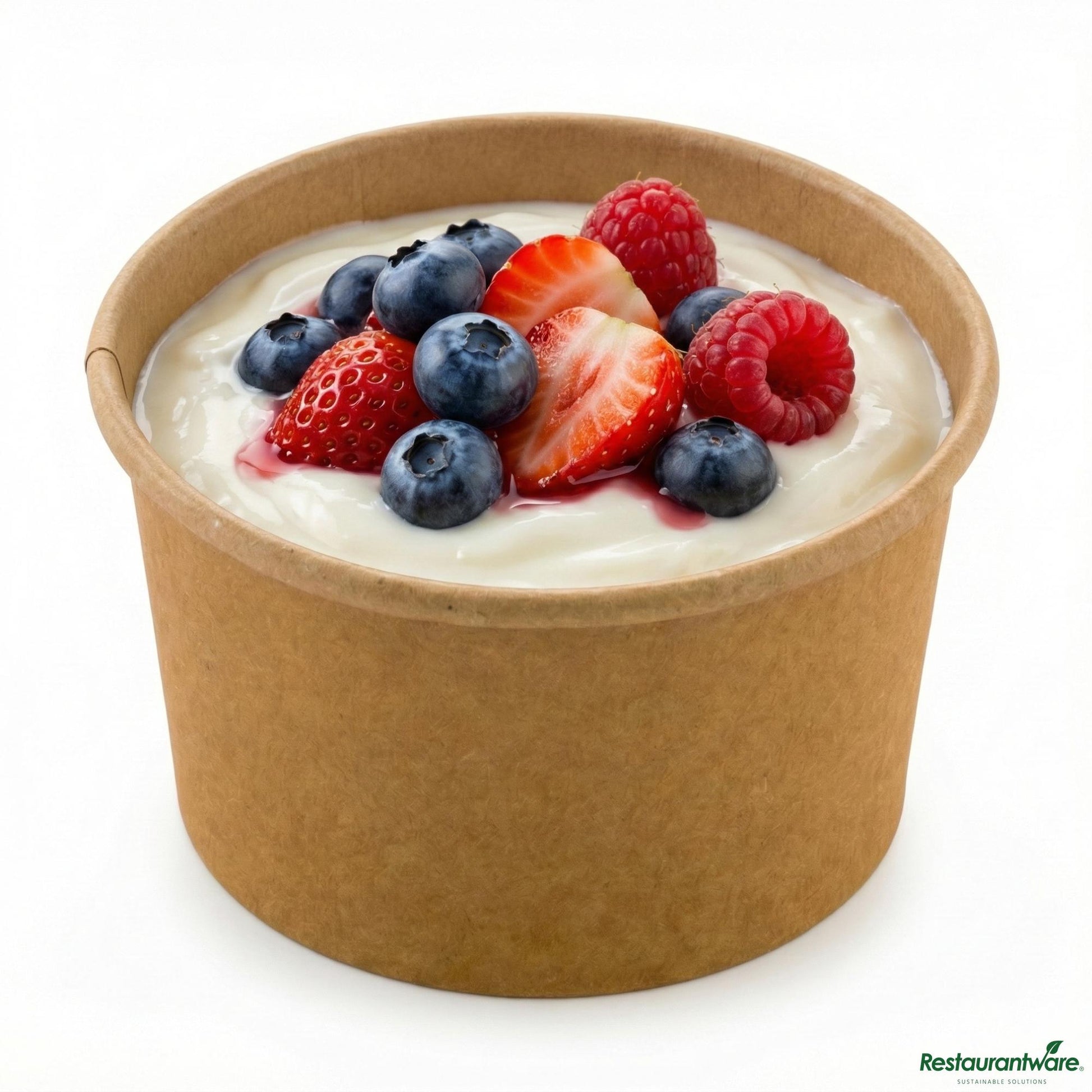 Wholesale Restaurantware 5 Oz Round Kraft Paper to Go Cup - 3.3" X 3.3" X 1.9"- Bulk