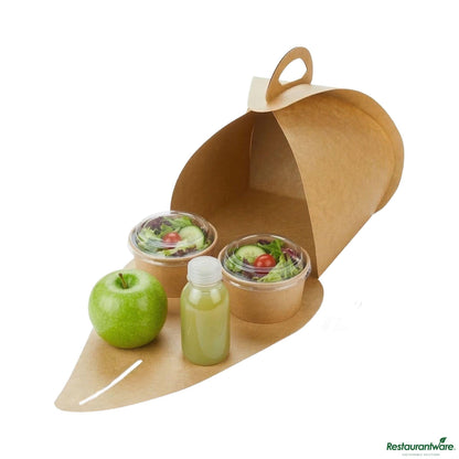 Wholesale Restaurantware Ingenero Kraft Paper Small Lunch and Cake Box - 6 1/2" X 6 1/2" X 6 1/2"- Bulk