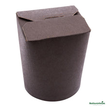 Wholesale Restaurantware Bio Tek 16 Oz Round Black Paper Noodle Take Out Container - 3 1/4" X 3" X 4"- Bulk