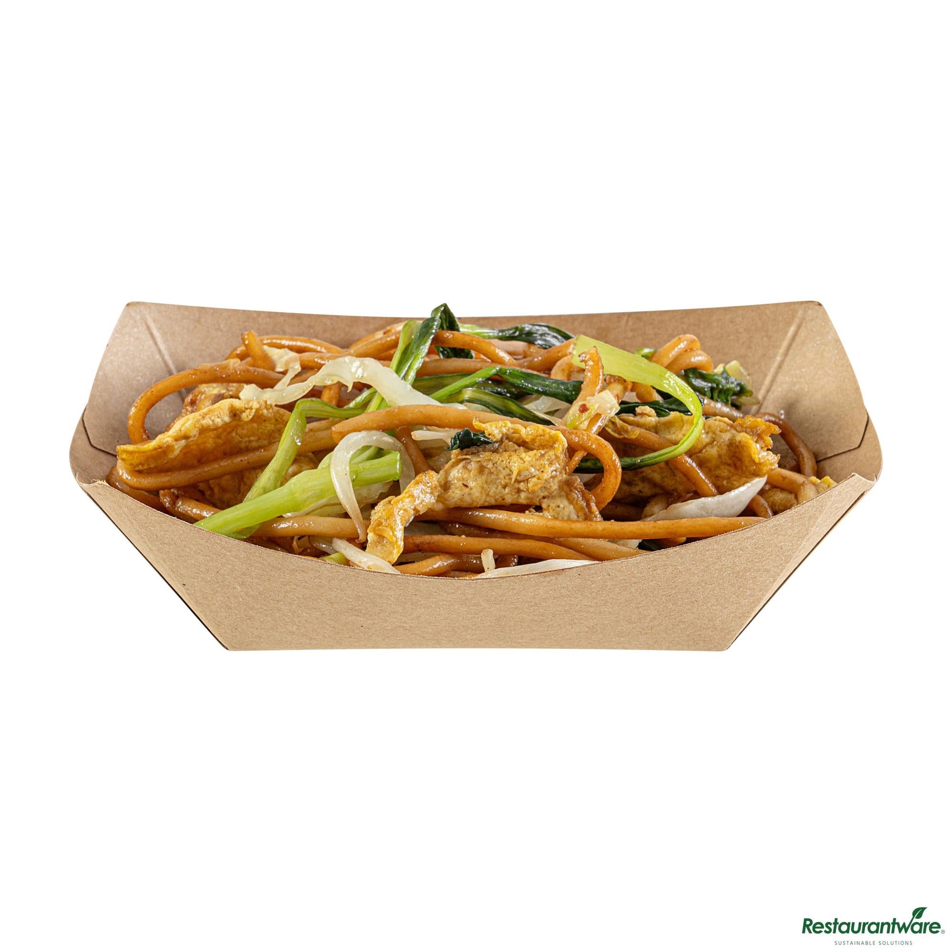 Wholesale Restaurantware Bio Tek 6 Oz Kraft Paper #40 Boat - 3 1/4" X 2" X 1 1/2"- Bulk