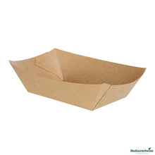 Wholesale Restaurantware 1/2 Lb Kraft Paper #50 Boat - 4.3" X 2.8" X 1.8"- Bulk