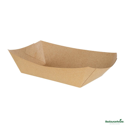 Wholesale Restaurantware Bio Tek 2 Lb Kraft Paper #200 Boat - 6 1/2" X 3 3/4" X 2 1/4"- Bulk