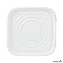 Wholesale Restaurantware Pulp Safe No Pfas Added Square White Sugarcane / Bagasse Tray - Home Compostable - 12" X 12"- Bulk