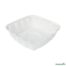 Wholesale Restaurantware Pulp Safe No Pfas Added Square White Sugarcane/bagasse Tray Lid - Home Compostable, Fits 12"- Bulk