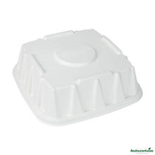 Wholesale Restaurantware Pulp Safe No Pfas Added Square White Sugarcane/bagasse Tray Lid - Home Compostable, Fits 12"- Bulk