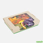 Wholesale Restaurantware 40 Oz Bamboo Paper Large Bio Salad Box - 8.3" X 6.3" X 1.6"- Bulk