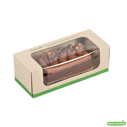 Restaurantware Sustain 13 Oz Bamboo Paper Small Take Out Container - 6" X 2 1/2" X 2"