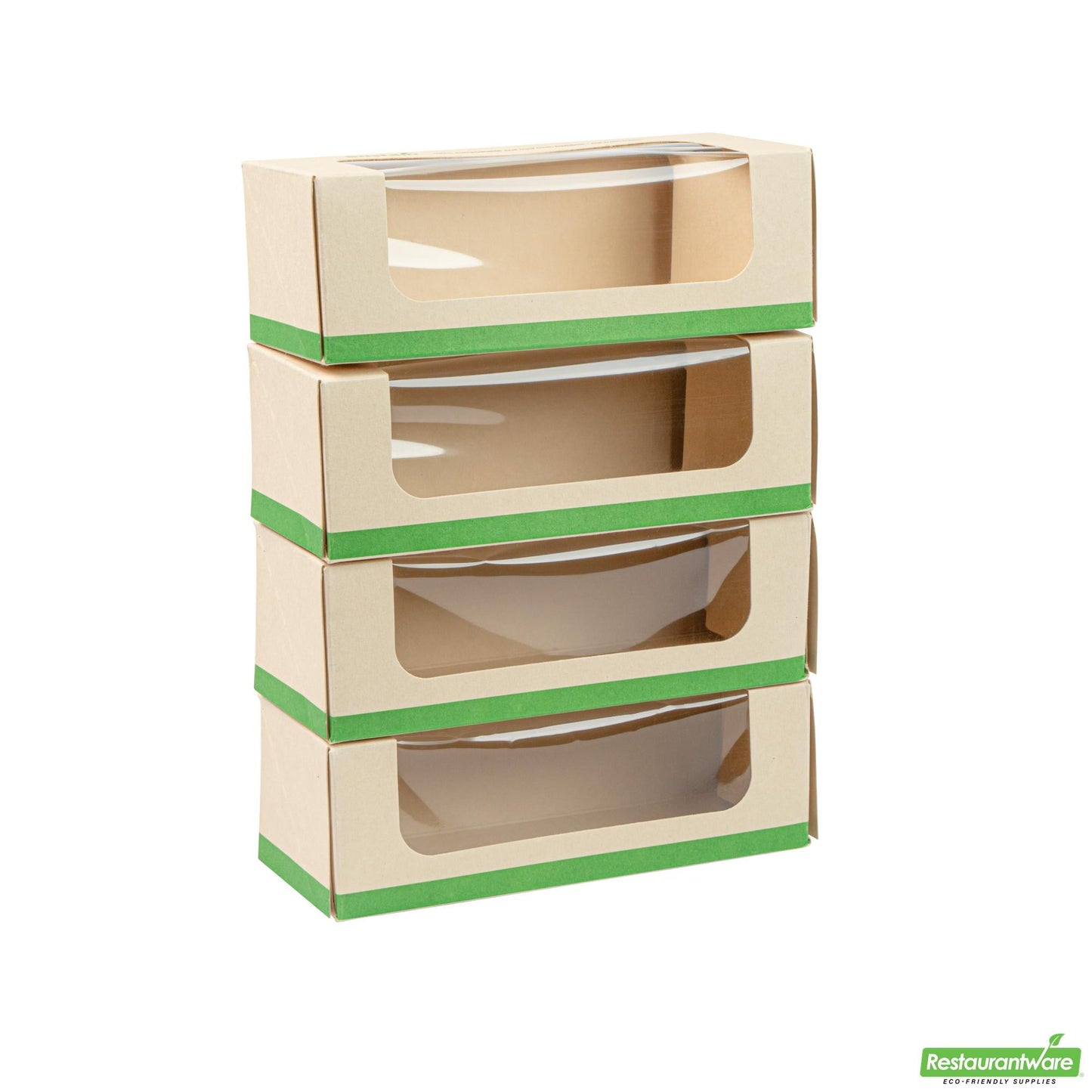 Restaurantware Sustain 13 Oz Bamboo Paper Small Take Out Container - 6" X 2 1/2" X 2"