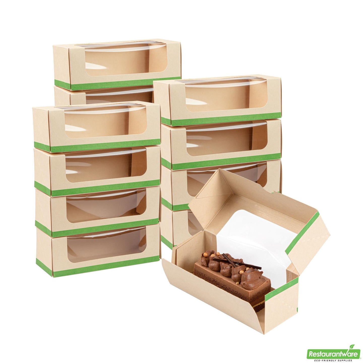 Restaurantware Sustain 13 Oz Bamboo Paper Small Take Out Container - 6" X 2 1/2" X 2"