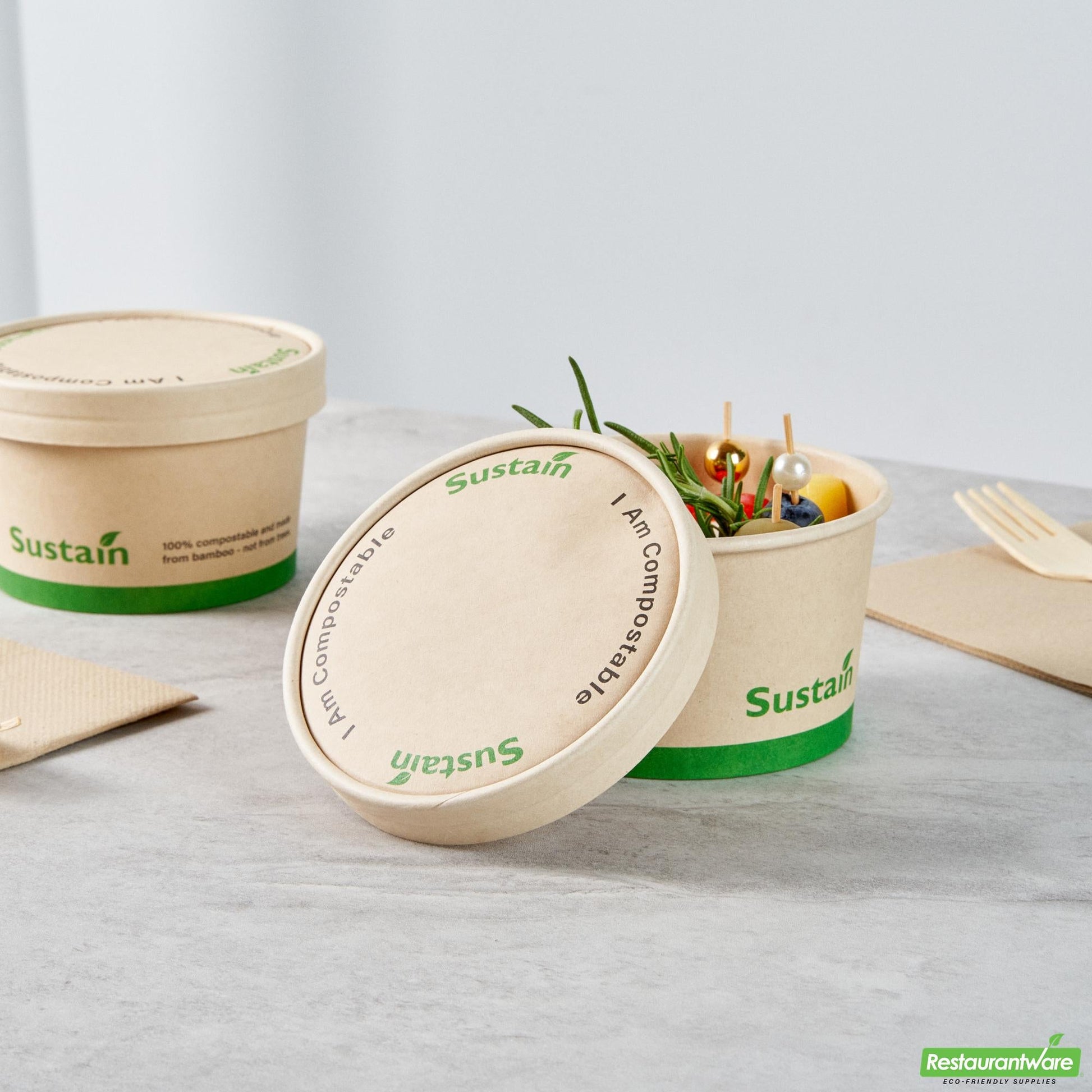 Wholesale Restaurantware Round Bamboo Paper to Go Cup Lid - with Pla Lining, Fits 12 Oz- Bulk
