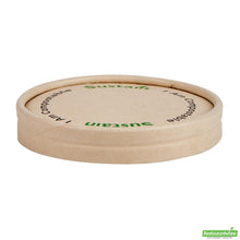 Wholesale Restaurantware Round Bamboo Paper to Go Cup Lid - with Pla Lining, Fits 3 and 4 Oz- Bulk