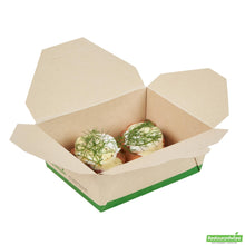 Wholesale Restaurantware 45 Oz Rectangle Bamboo Paper #8 Bio Box Take Out Container- Bulk