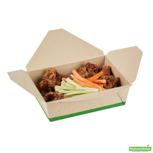 Wholesale Restaurantware 71 Oz Rectangle Bamboo Paper #3 Bio Box Take Out Container- Bulk