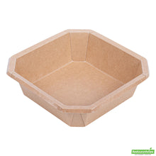 Wholesale Restaurantware 34 Oz Octagonal Kraft Paper Take Out Container - Compostable- Bulk