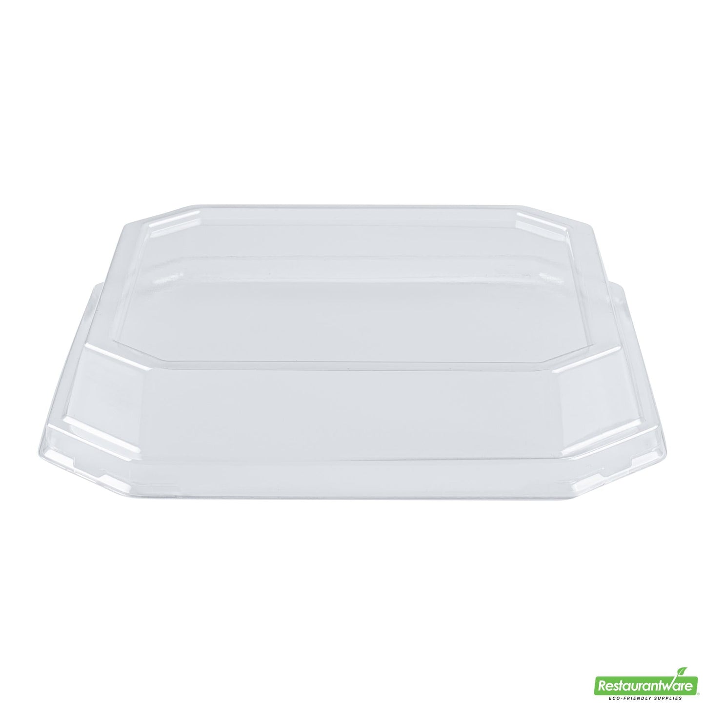 Wholesale Restaurantware Octagonal Clear Pla Plastic Dome Lid - Fits 34 Oz Container- Bulk