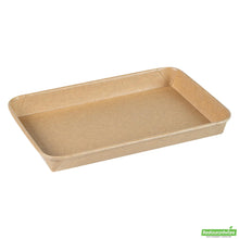 Wholesale Restaurantware 20 Oz Rectangle Kraft Paper Sushi Container - 9.5" X 6" X 0.9"- Bulk