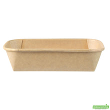 Wholesale Restaurantware 17 Oz Rectangle Kraft Paper Sushi Container - 6.6" X 4.6" X 1.5"- Bulk