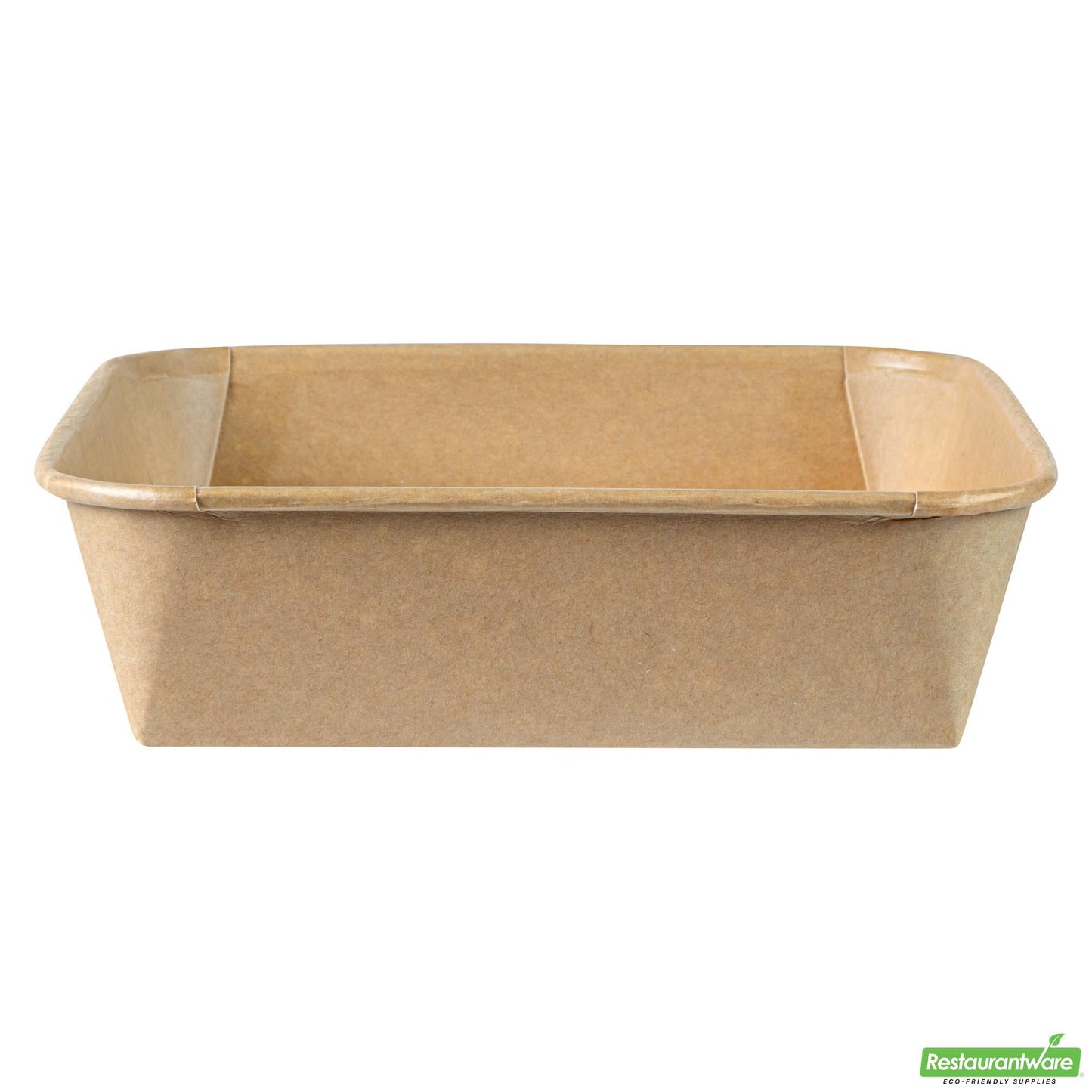 Wholesale Restaurantware 34 Oz Square Kraft Paper Sushi Container - 6.9" X 6.9" X 1.9"- Bulk