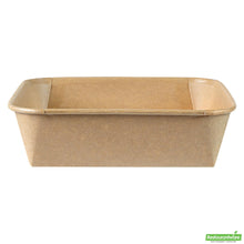 Wholesale Restaurantware 34 Oz Square Kraft Paper Sushi Container - 6.9" X 6.9" X 1.9"- Bulk