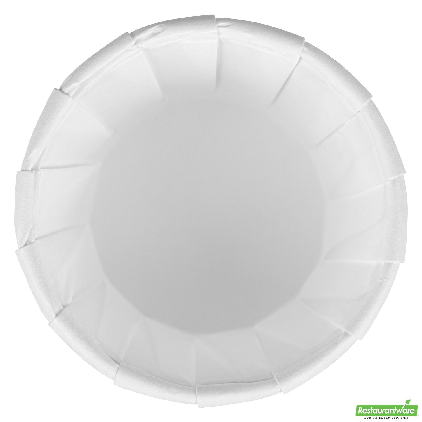 Wholesale Restaurantware Sustain 1.25 Oz White Paper Portion Cup - Compostable - 2000 Count Box- Bulk