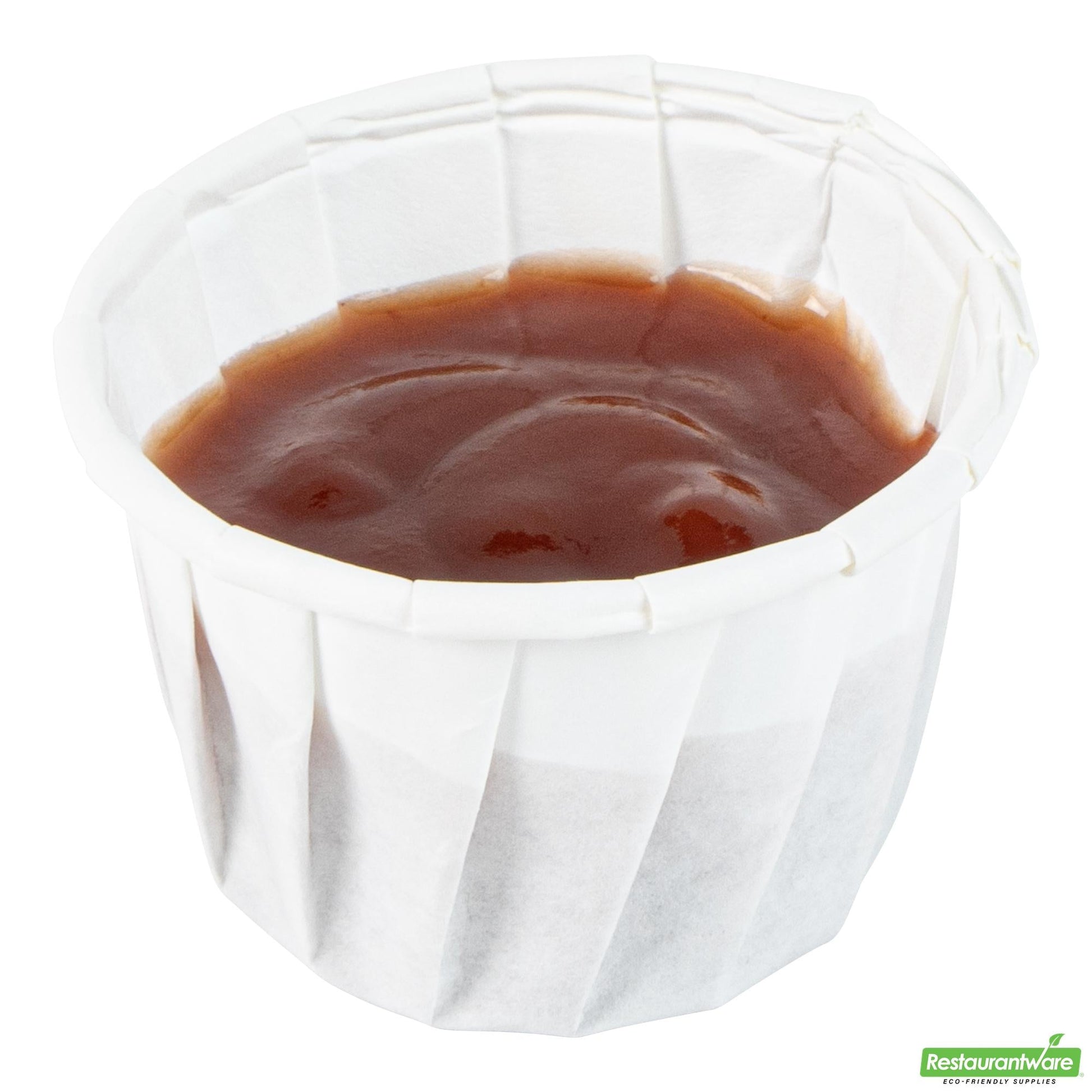 Wholesale Restaurantware Sustain 1.25 Oz White Paper Portion Cup - Compostable - 2000 Count Box- Bulk