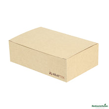 Wholesale Restaurantware Kraft Paper Take Out Container - Oven-Safe, with Tuck Top - 4.5" X 4.5" X 2.9"- Bulk