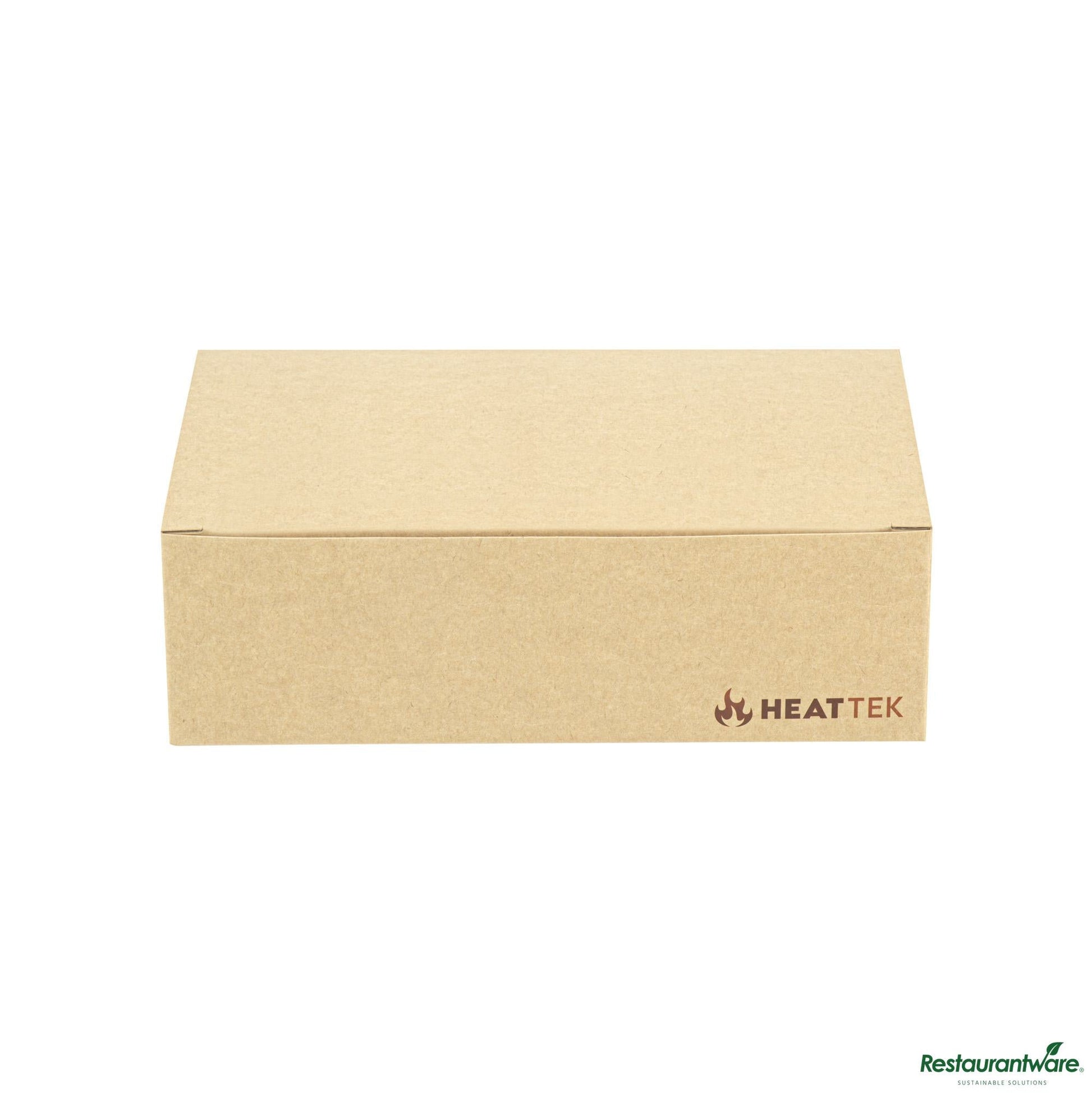 Wholesale Restaurantware Kraft Paper Take Out Container - Oven-Safe, with Tuck Top - 4.5" X 4.5" X 2.9"- Bulk