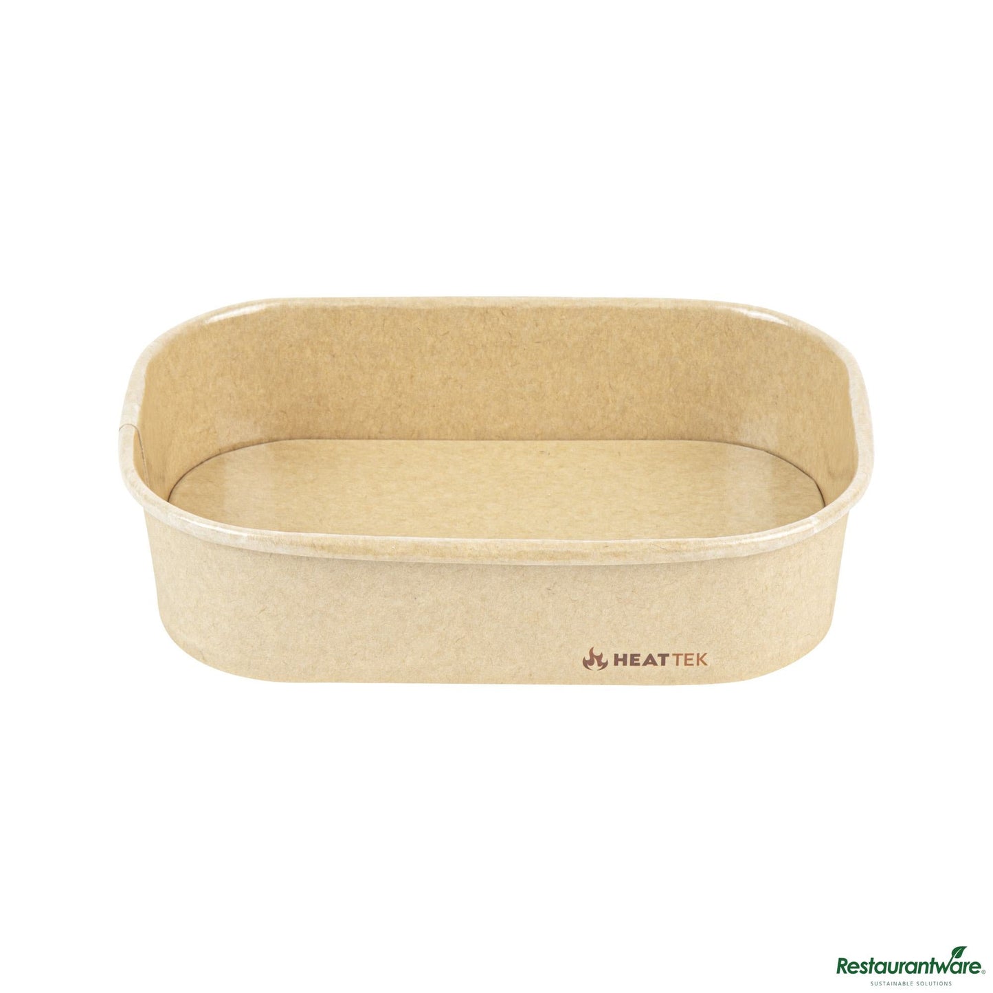 Wholesale Restaurantware Oval Kraft Paper Serving Container - Oven-Safe - 6.8" X 4.7" X 1.6"- Bulk