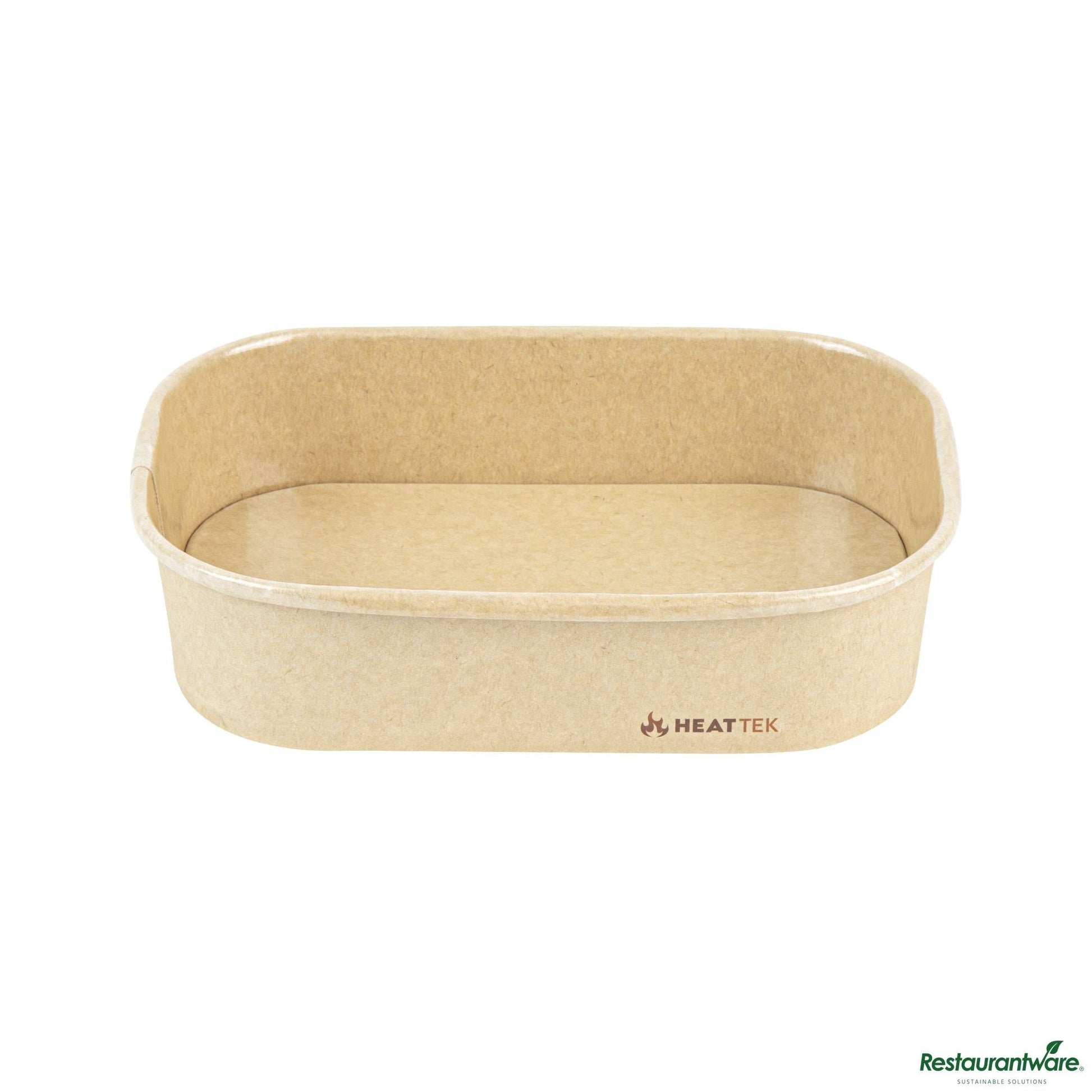 Wholesale Restaurantware Oval Kraft Paper Serving Container - Oven-Safe - 6.8" X 4.7" X 1.6"- Bulk