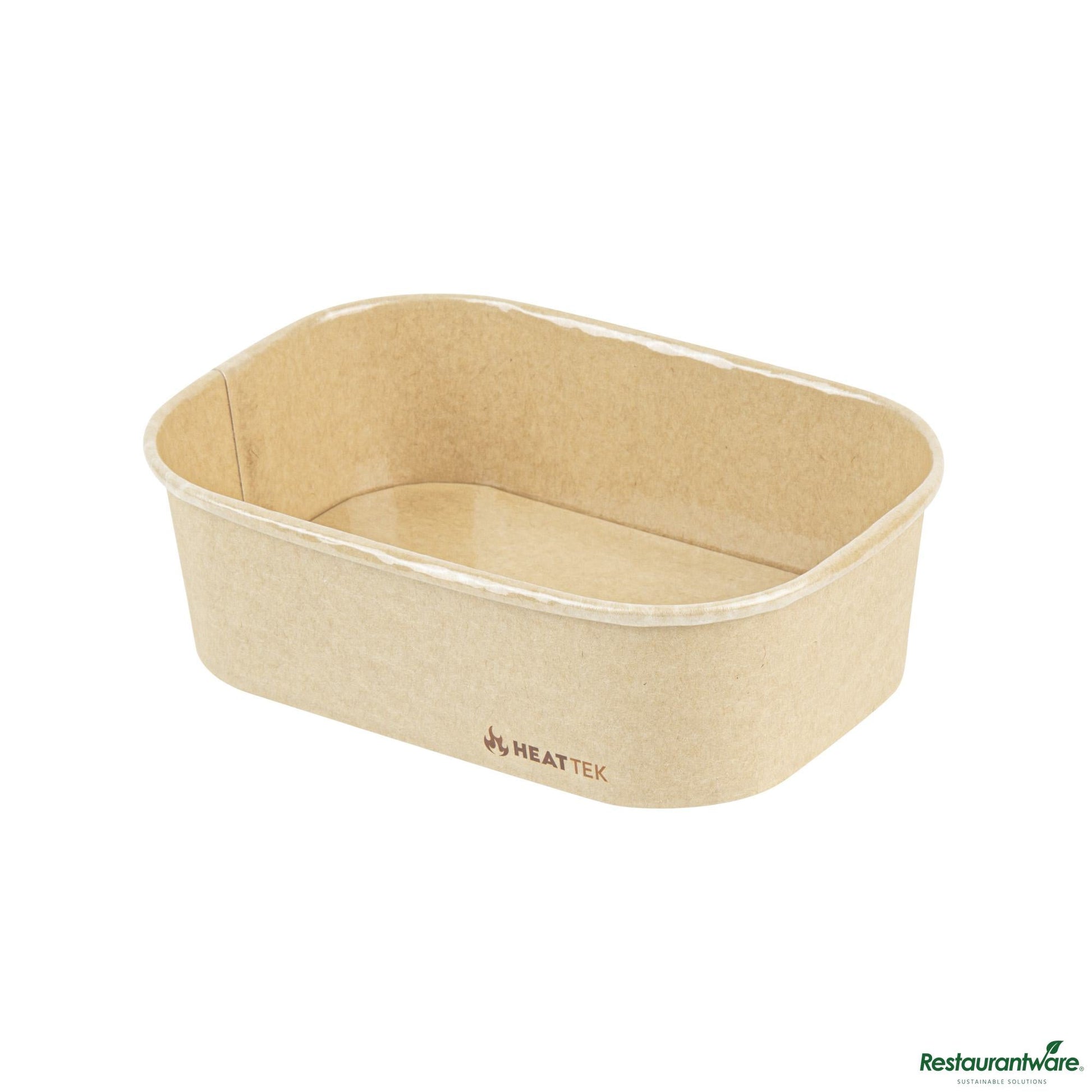 Wholesale Restaurantware Oval Kraft Paper Serving Container - Oven-Safe - 6.8" X 4.7" X 2"- Bulk