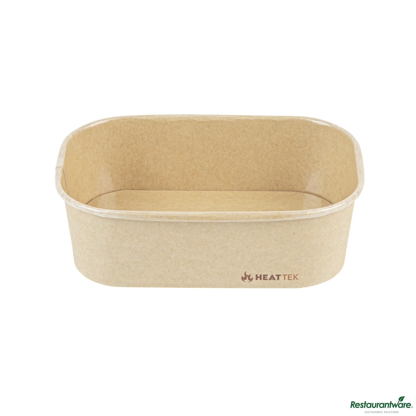 Wholesale Restaurantware Oval Kraft Paper Serving Container - Oven-Safe - 6.8" X 4.7" X 2"- Bulk
