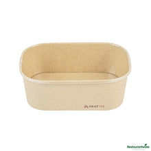 Wholesale Restaurantware 25 Oz Oval Kraft Paper Serving Container - Oven-Safe - 6.8" X 4.7" X 2.3"- Bulk