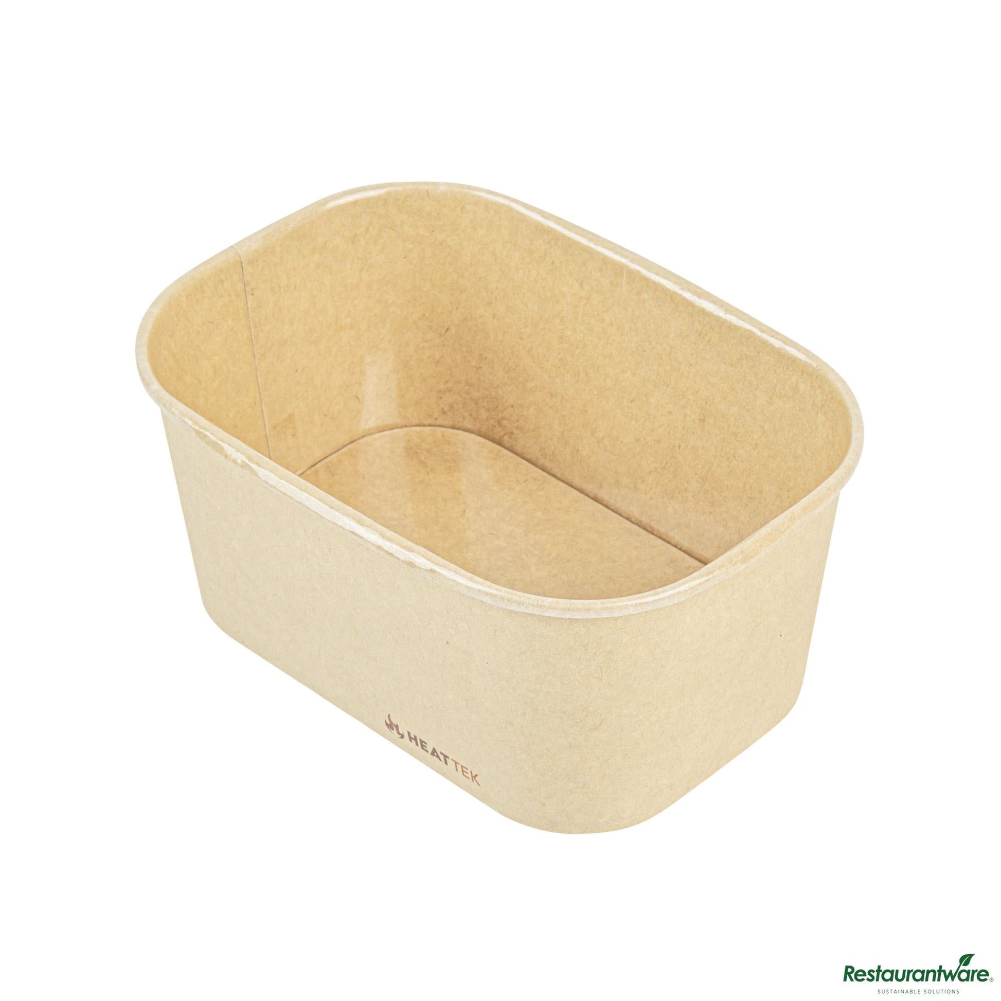 Wholesale Restaurantware 34 Oz Oval Kraft Paper Serving Container - Oven-Safe - 6.8" X 4.7" X 3"- Bulk