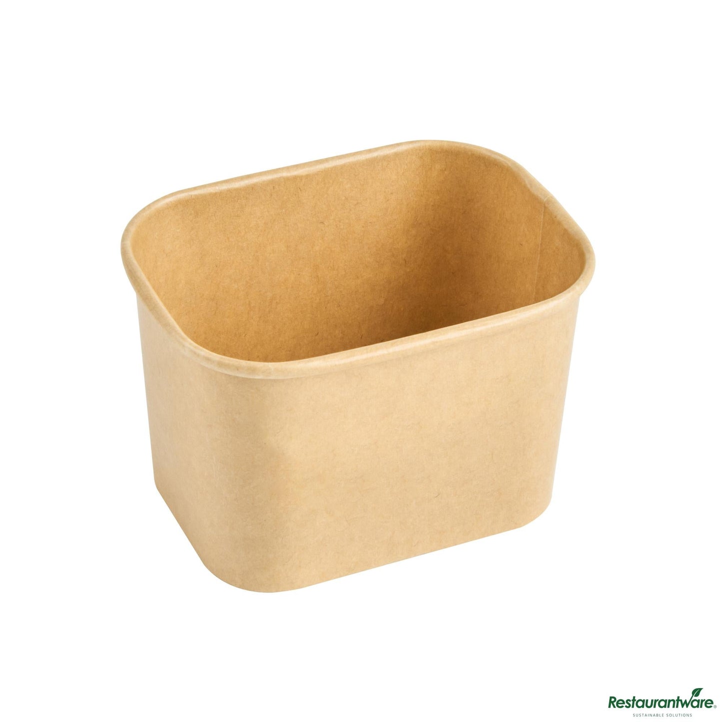 Restaurantware 12 Oz Square Kraft Paper to Go Cup - 4.2" X 3.2" X 2.7"