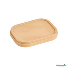 Wholesale Restaurantware Square Brown Plastic Lid - Fits 7 and 12 Oz to Go Cups, with Spoon - 4.2" X 3.2" X 0.6"- Bulk