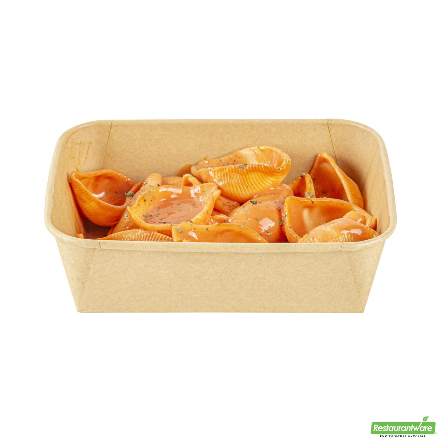 Wholesale Restaurantware 44 Oz Rectangle Kraft Paper Serving Container - 6.3" X 4.5" X 2.2"- Bulk