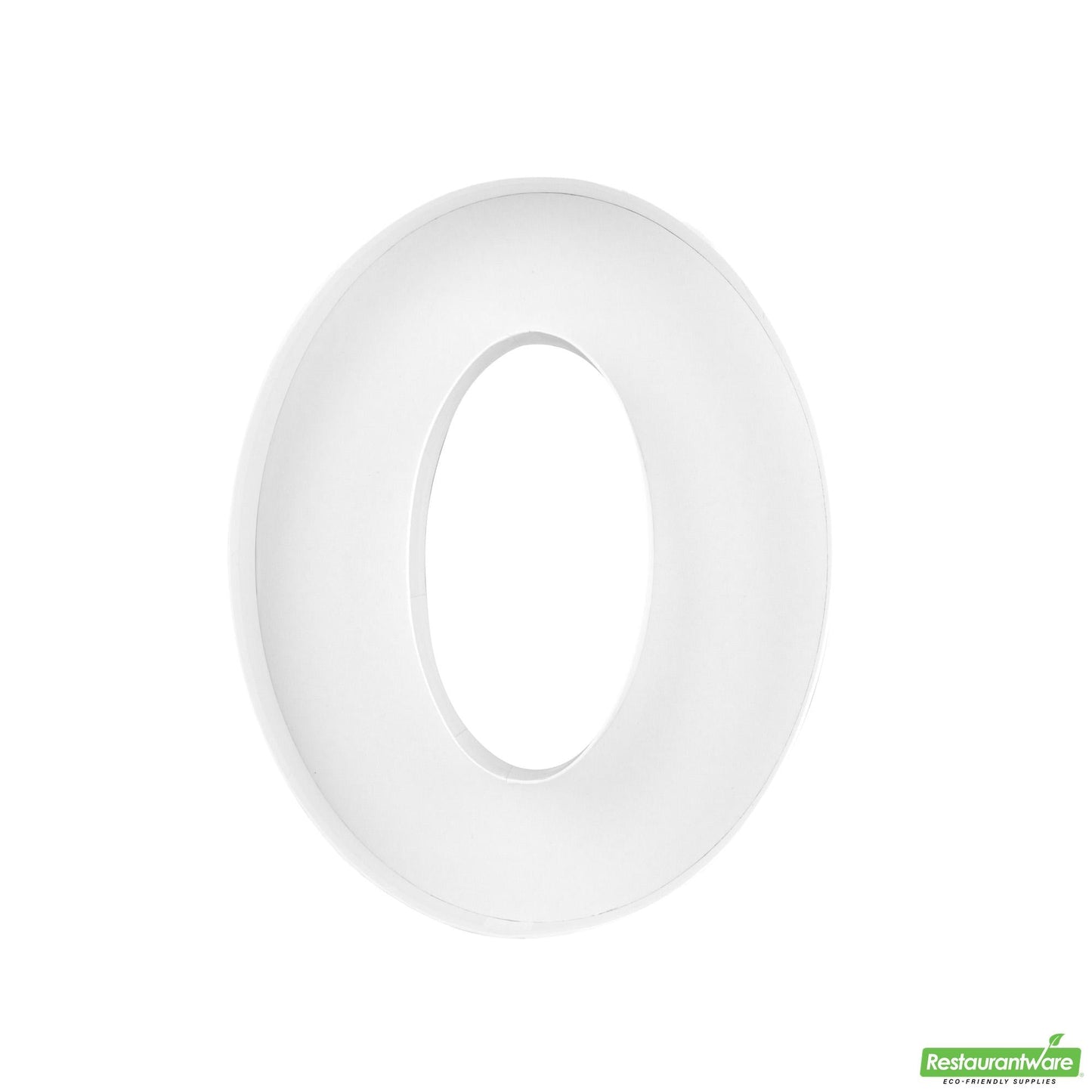 Restaurantware Base White Paper Charcuterie Fillable Number 0 Tray - 12" X 10" X 1.6"