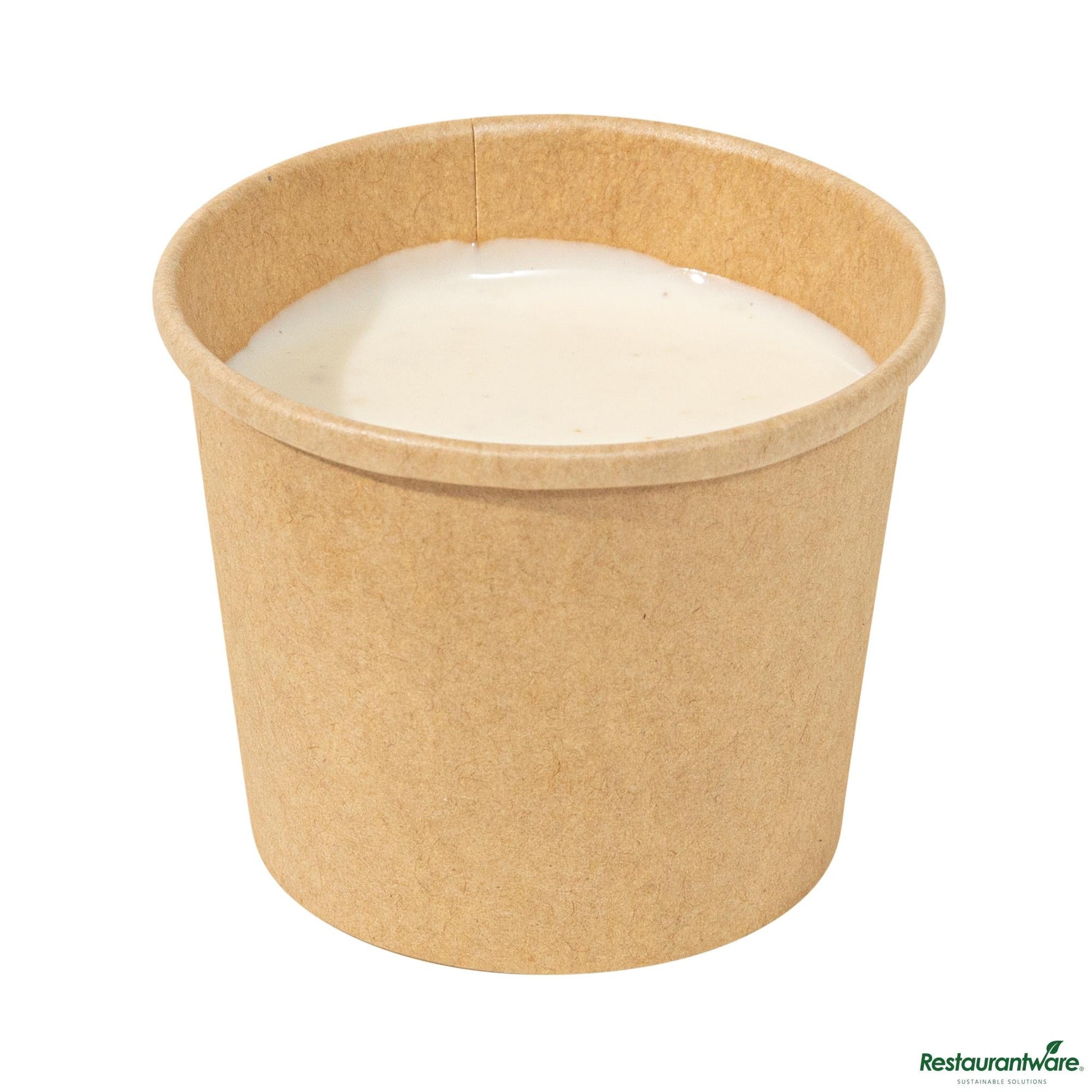 Wholesale Restaurantware 2 Oz Kraft Poly-Coated Paper Portion Cup - 2.4"×2.4"×1.9"- Bulk